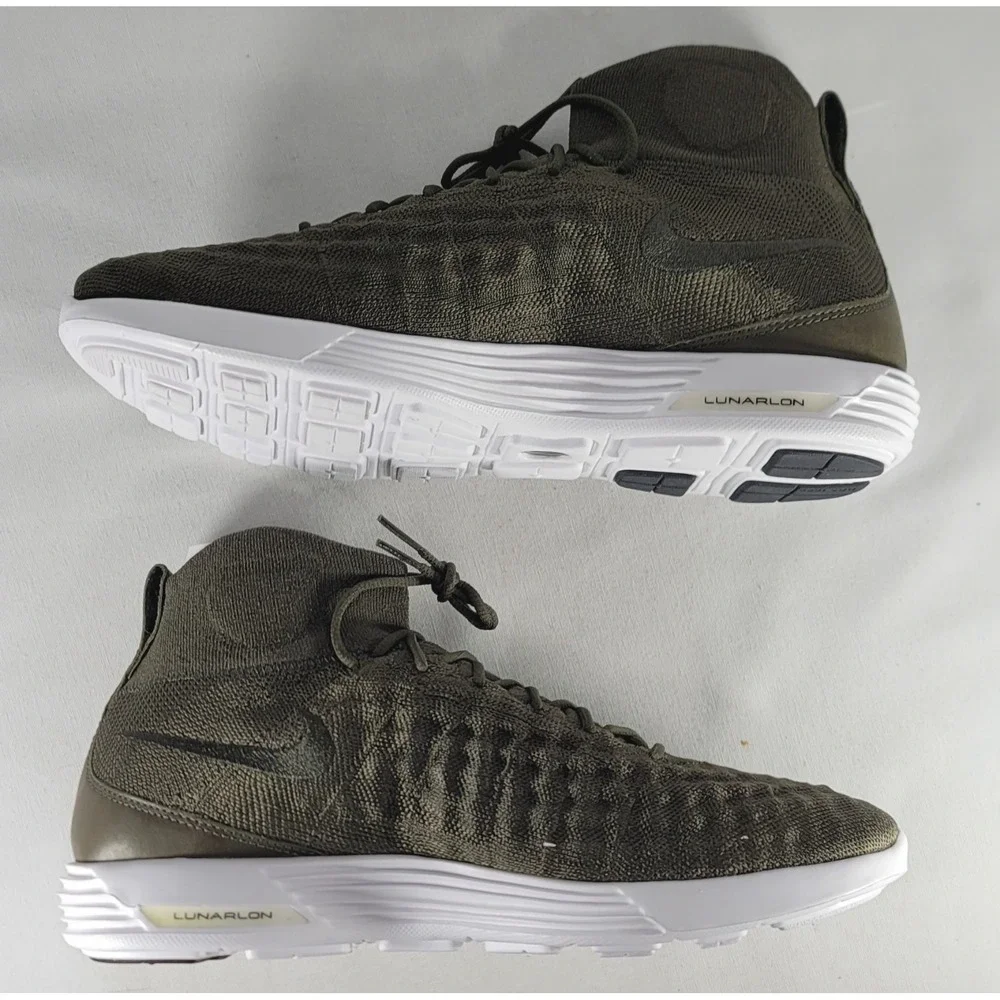 Nike Men's Lunar Magista ll‎ FK 852614-300 Cargo Khaki Lace Up Sneakers Shoes 12